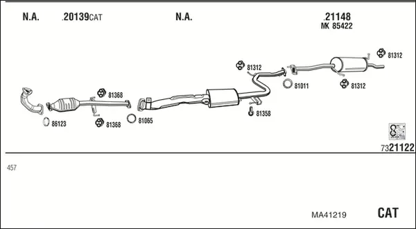 Изпускателна система WALKER              