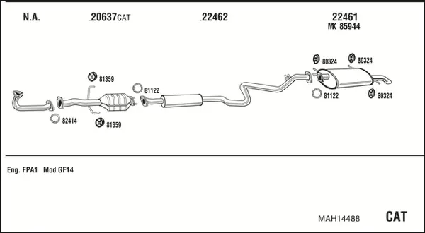 Изпускателна система WALKER              