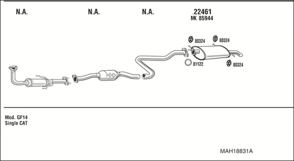 Изпускателна система WALKER              
