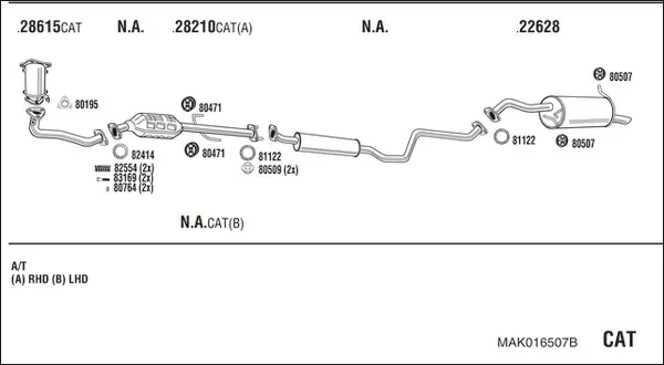 Изпускателна система WALKER              