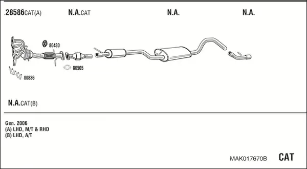 Изпускателна система WALKER              