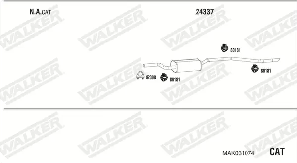 Изпускателна система WALKER              