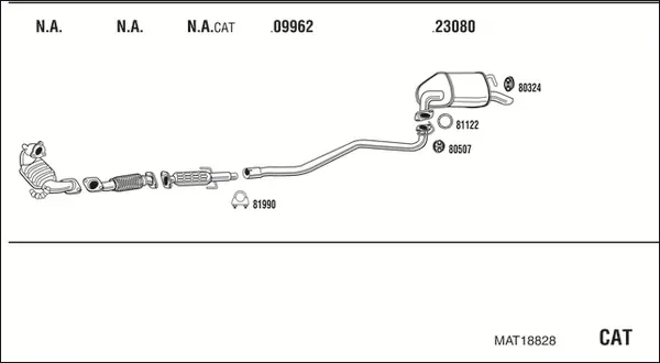 Изпускателна система WALKER              
