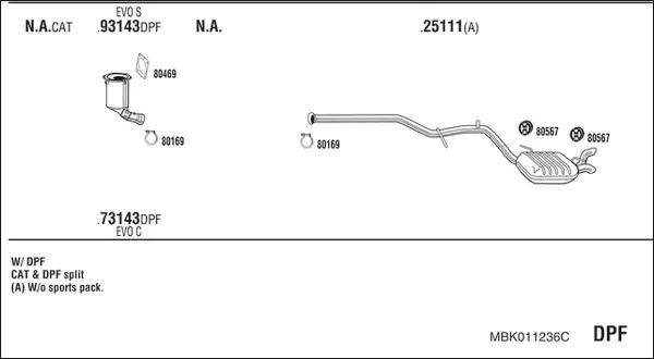 Изпускателна система WALKER              