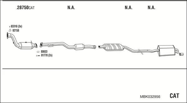Изпускателна система WALKER              