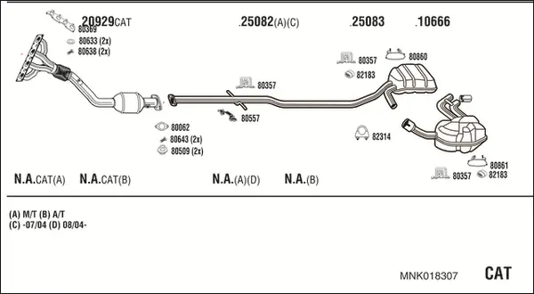 Изпускателна система WALKER              