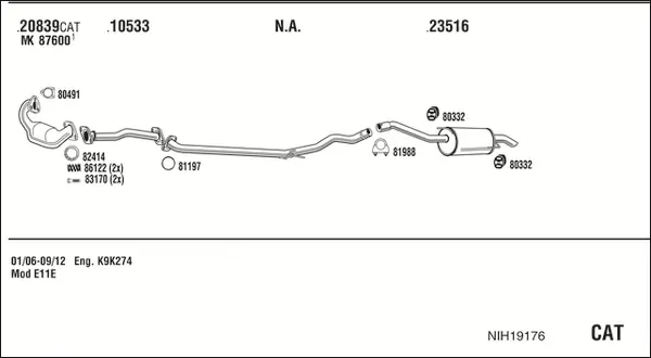Изпускателна система WALKER              