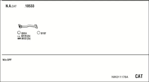 Изпускателна система WALKER              