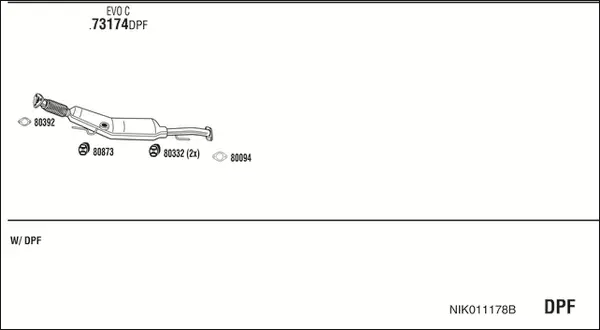 Изпускателна система WALKER              