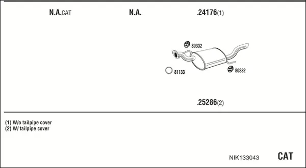 Изпускателна система WALKER              