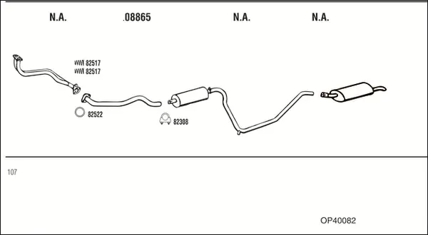 Изпускателна система WALKER              