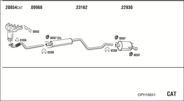 Изпускателна система WALKER              