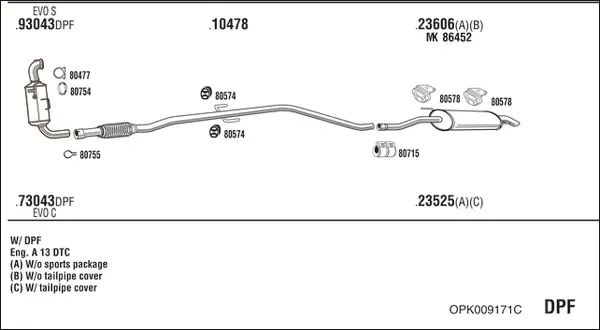 Изпускателна система WALKER              