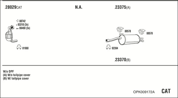 Изпускателна система WALKER              