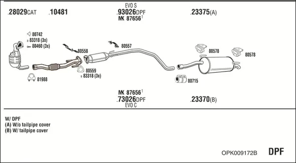 Изпускателна система WALKER              