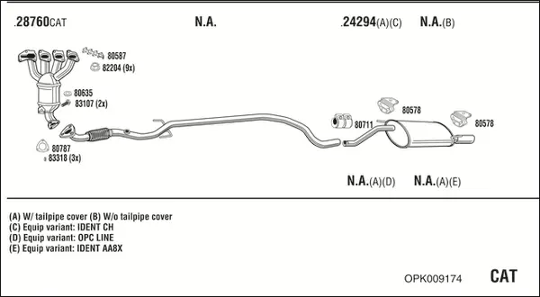 Изпускателна система WALKER              