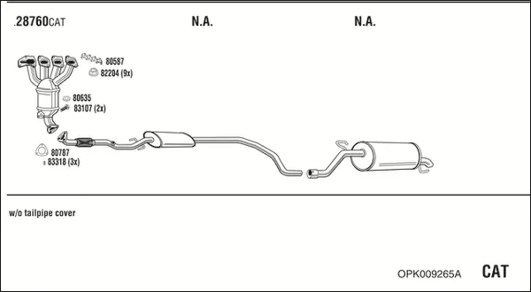 Изпускателна система WALKER              