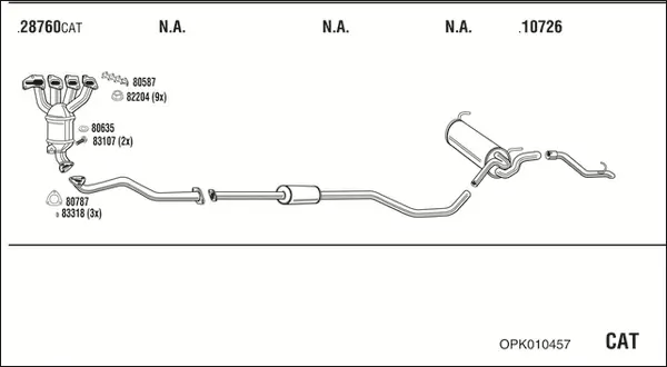 Изпускателна система WALKER              