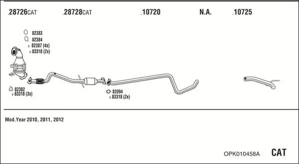 Изпускателна система WALKER              