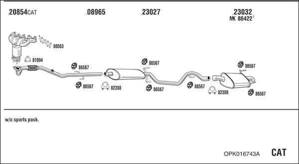 Изпускателна система WALKER              