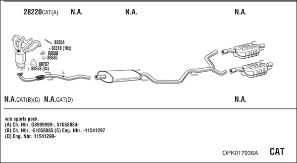 Изпускателна система WALKER              