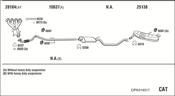 Изпускателна система WALKER              