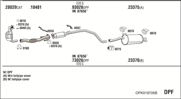 Изпускателна система WALKER              