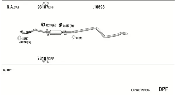 Изпускателна система WALKER              