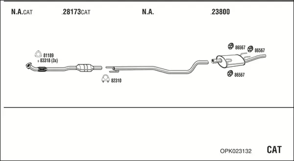 Изпускателна система WALKER              