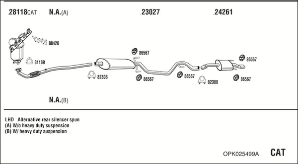 Изпускателна система WALKER              