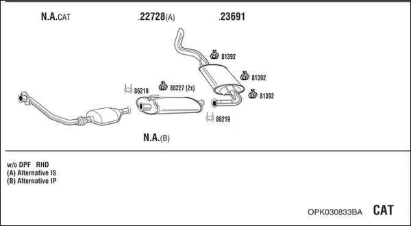 Изпускателна система WALKER              