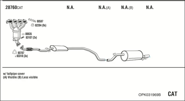 Изпускателна система WALKER              