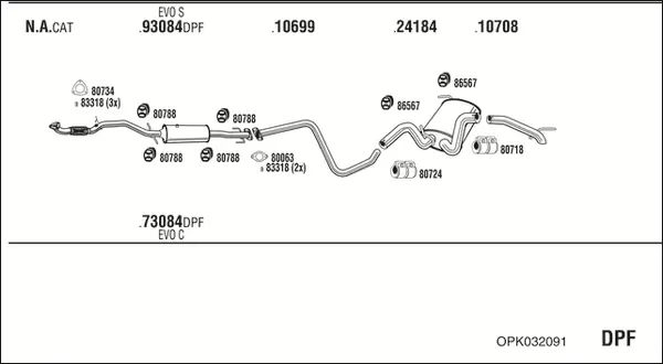Изпускателна система WALKER              