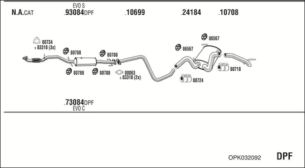 Изпускателна система WALKER              