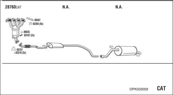 Изпускателна система WALKER              
