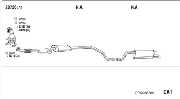 Изпускателна система WALKER              
