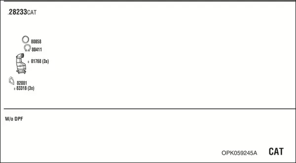 Изпускателна система WALKER              