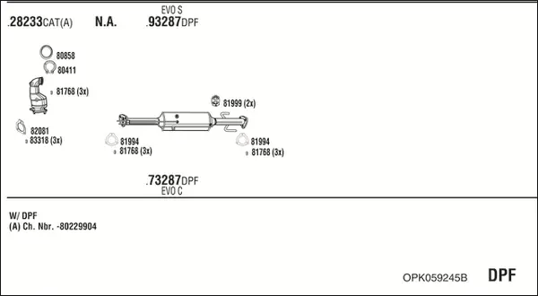 Изпускателна система WALKER              