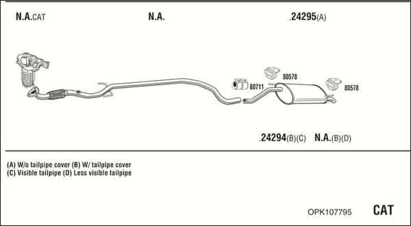 Изпускателна система WALKER              
