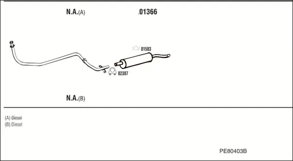 Изпускателна система WALKER              