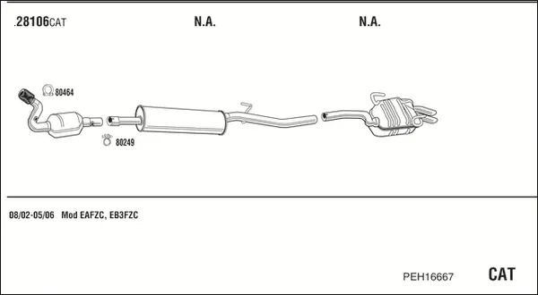 Изпускателна система WALKER              