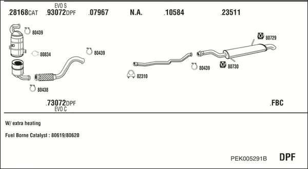Изпускателна система WALKER              