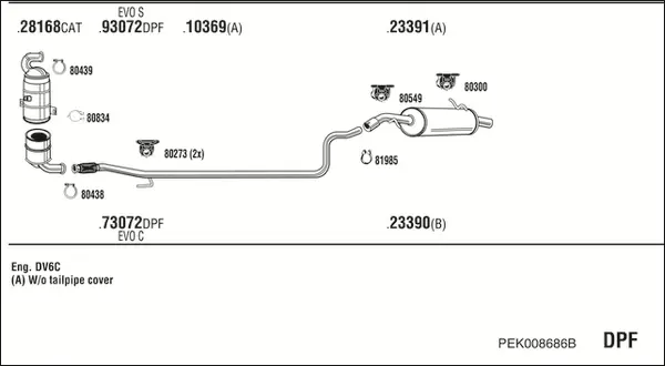 Изпускателна система WALKER              