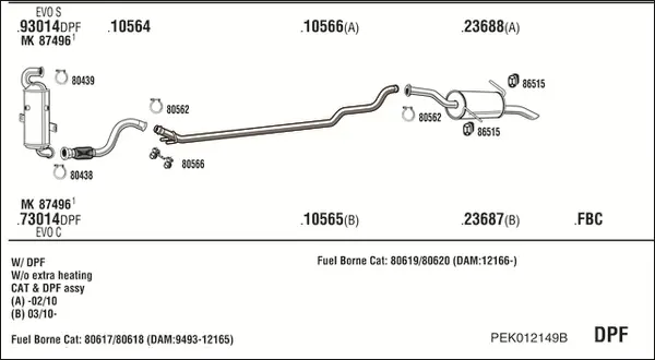 Изпускателна система WALKER              