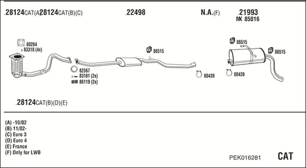 Изпускателна система WALKER              