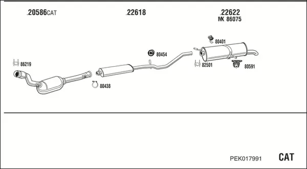 Изпускателна система WALKER              