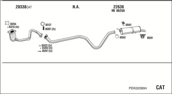 Изпускателна система WALKER              