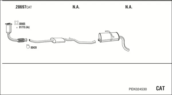 Изпускателна система WALKER              