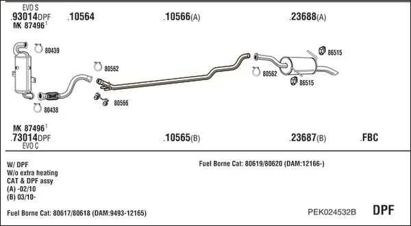 Изпускателна система WALKER              
