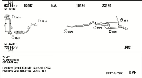 Изпускателна система WALKER              